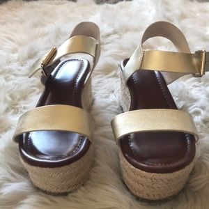 Espadrilles Wedge Sandals never worn.